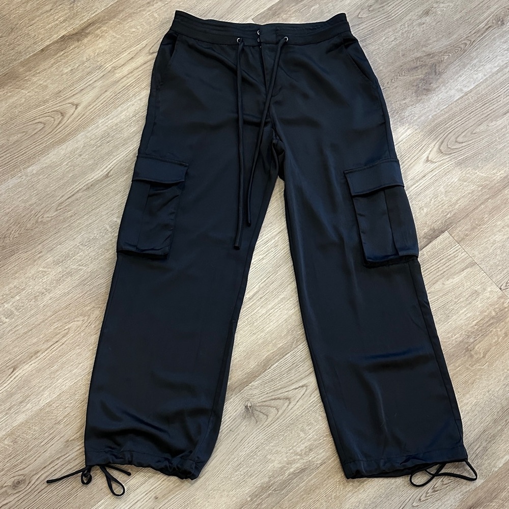 Sanctuary Jet Black Cargo Pants
